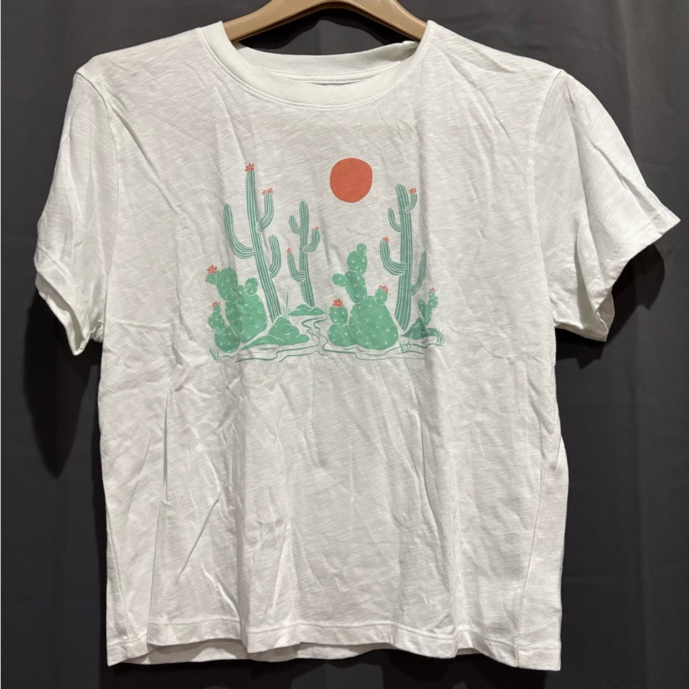 American Eagle Outfitters Cream T-Shirt